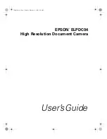 Epson ELPD04 User Manual preview