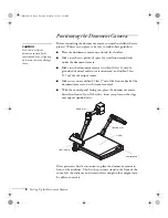 Preview for 13 page of Epson ELPDC04 High Resolution Document Camera User Manual