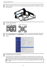 Preview for 58 page of Epson ELPHD02 Installation Manual