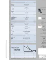 Preview for 1 page of Epson EMP 730 Specifications