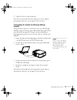 Preview for 19 page of Epson EMP-7700 - XGA LCD Projector User Manual