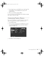 Preview for 57 page of Epson EMP-7700 - XGA LCD Projector User Manual