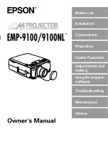 Epson EMP-9100 Owner'S Manual preview