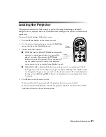 Preview for 31 page of Epson Ensemble HD 720 User Manual