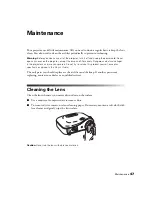 Preview for 47 page of Epson Ensemble HD 720 User Manual