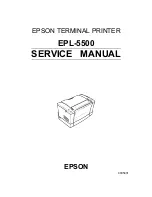 Epson EPL-5500 Service Manual preview