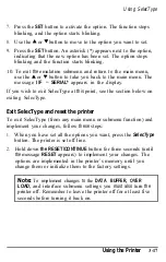 Preview for 70 page of Epson EPL-6000 User Manual