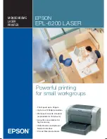 Preview for 1 page of Epson EPL-6200 Specifications
