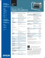 Preview for 2 page of Epson EPL-6200 Specifications