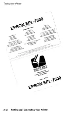 Preview for 52 page of Epson EPL-7500 User Manual