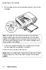 Preview for 98 page of Epson EPL-7500 User Manual