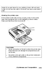 Preview for 135 page of Epson EPL-7500 User Manual