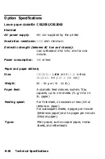 Preview for 194 page of Epson EPL-7500 User Manual