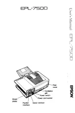 Preview for 242 page of Epson EPL-7500 User Manual