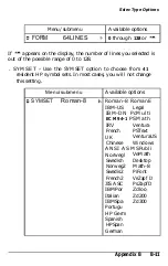 Preview for 260 page of Epson EPL-8000 User Manual