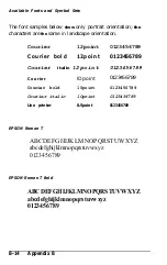 Preview for 263 page of Epson EPL-8000 User Manual