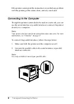 Preview for 42 page of Epson EPL-N2050 Setup Manual