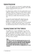 Preview for 16 page of Epson Equity 386/25 User Manual