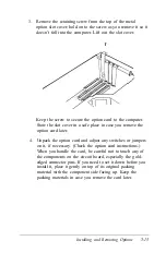 Preview for 121 page of Epson Equity 386/25 User Manual