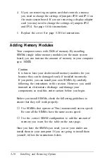 Preview for 124 page of Epson Equity 386/25 User Manual