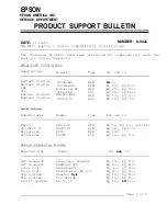 Preview for 79 page of Epson Equity  III Product Support Bulletin