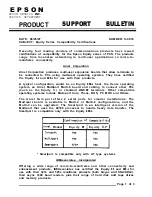 Preview for 87 page of Epson Equity  III Product Support Bulletin