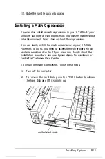 Preview for 126 page of Epson Equity LT-286e User Manual