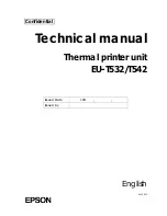 Epson EU-T532 Technical Manual preview