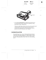 Preview for 14 page of Epson FX-2180 - Impact Printer User Manual