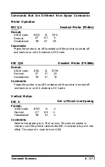 Preview for 103 page of Epson FX-286e - Impact Printer User Manual