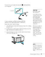 Preview for 75 page of Epson G5000 - PowerLite XGA LCD Projector User Manual