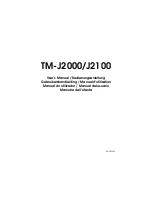 Preview for 1 page of Epson J2100 - TM Color Inkjet Printer User Manual