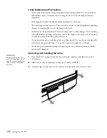 Preview for 102 page of Epson Livingstation LS47P2 User Manual