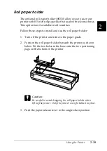 Preview for 73 page of Epson LQ-1150 II User Manual