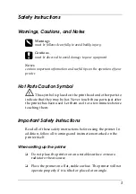 Preview for 3 page of Epson LQ-300+II User Manual