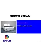 Preview for 1 page of Epson LQ-570e Service Manual