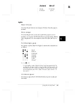 Preview for 79 page of Epson LQ 670 - B/W Dot-matrix Printer User Manual