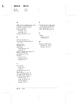 Preview for 194 page of Epson LQ 670 - B/W Dot-matrix Printer User Manual