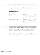 Preview for 46 page of Epson MACLQ (Talk I/F for LQ Printers) User Manual