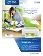 Preview for 1 page of Epson ME 32 Brochure & Specs