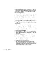 Preview for 8 page of Epson PowerLite 400W User Manual