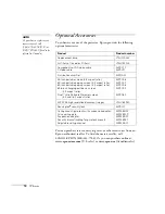 Preview for 14 page of Epson PowerLite 822+ User Manual