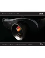 Epson PowerLite Home Cinema 1080 Brochure & Specs preview