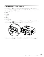 Preview for 33 page of Epson PowerLite Presenter L User Manual