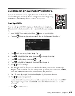 Preview for 43 page of Epson PowerLite Presenter L User Manual