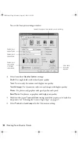 Preview for 10 page of Epson R220 - Stylus Photo Color Inkjet Printer Printer Basics Manual