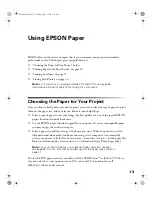 Preview for 13 page of Epson R300 - Stylus Photo Color Inkjet Printer User Manual