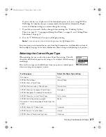 Preview for 27 page of Epson R300 - Stylus Photo Color Inkjet Printer User Manual