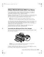 Preview for 41 page of Epson R300 - Stylus Photo Color Inkjet Printer User Manual