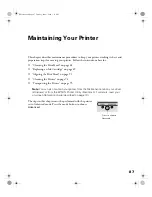 Preview for 87 page of Epson R300 - Stylus Photo Color Inkjet Printer User Manual